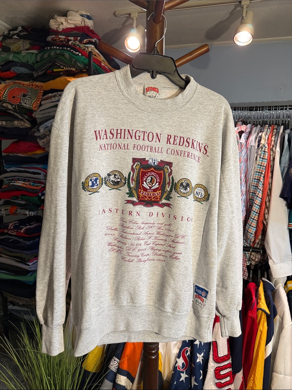 Washington Redskins Vintage Crewneck Sweatshirt - Nutmeg Mills